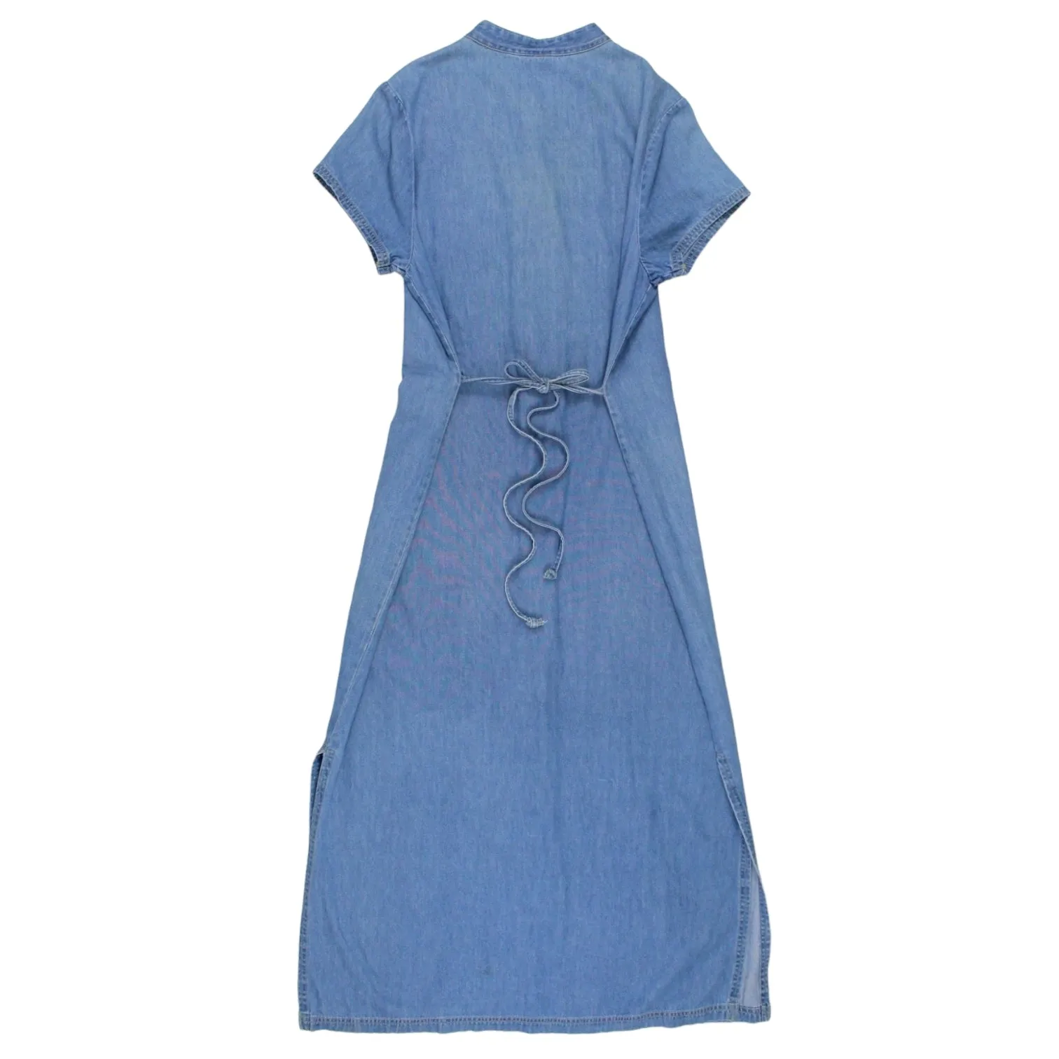 Vintage Studio Blue Denim Cheongsam Dress