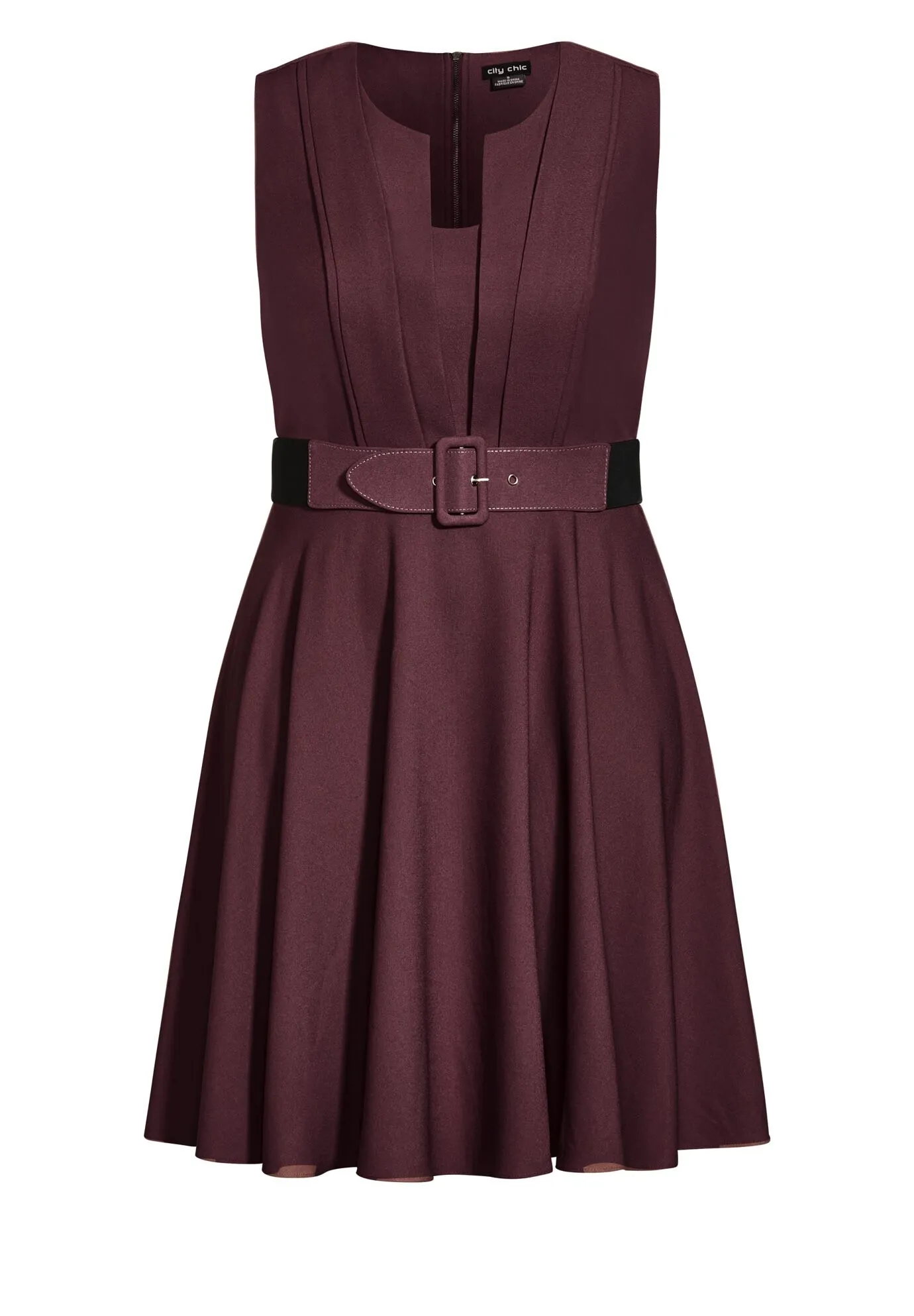 Vintage Veronica Dress - bordeaux