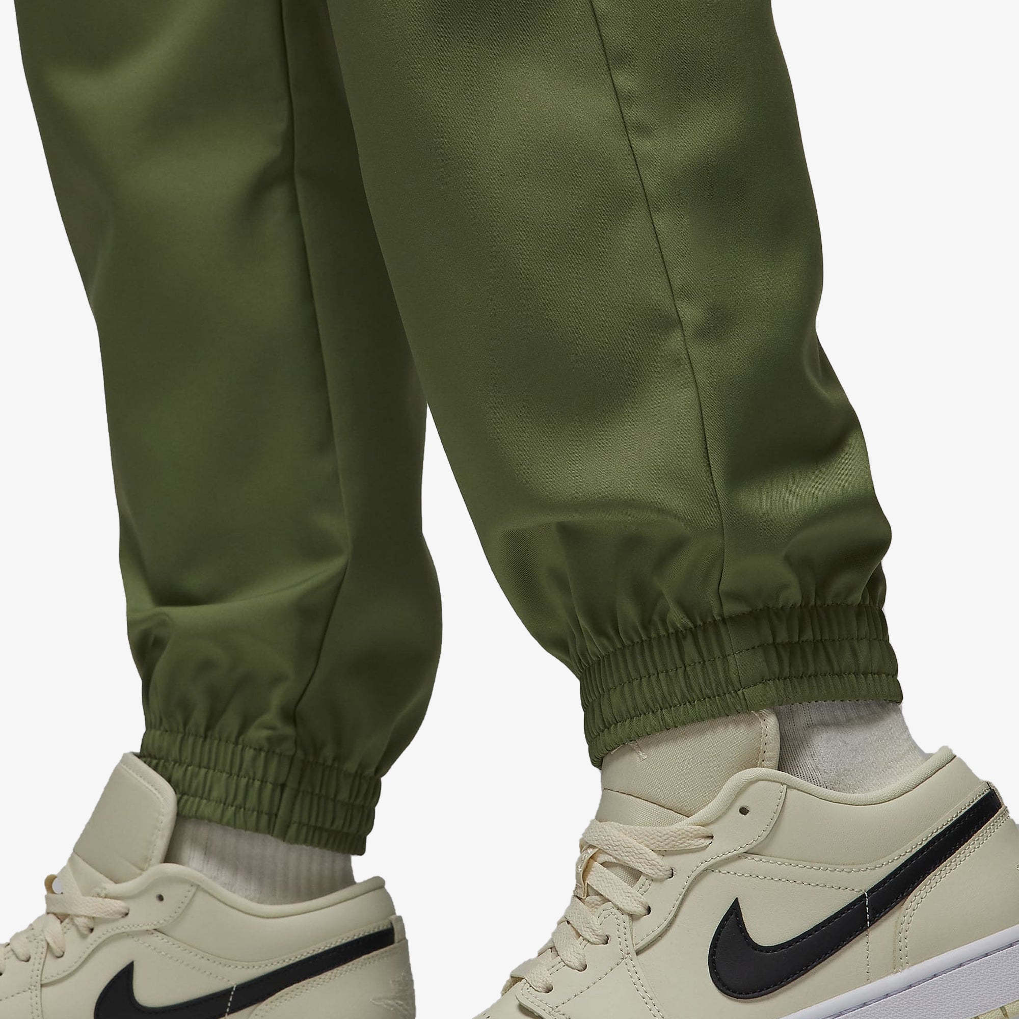 WMN'S WOVEN PANTS 'SKY J LT OLIVE/BLACK'