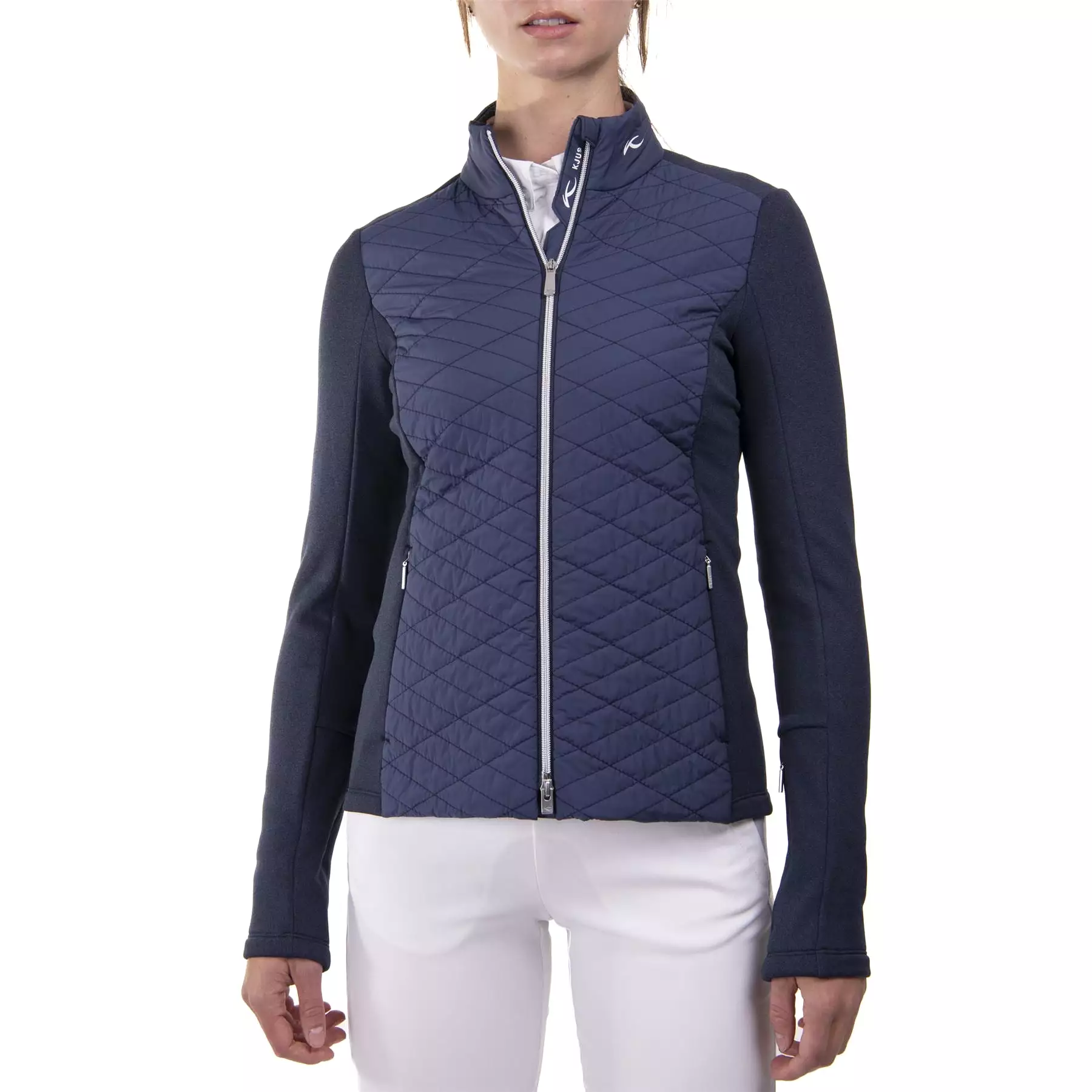 Womens Blanca Full Zip Regular Fit Hybrid Jacket Atlanta Blue - 2024