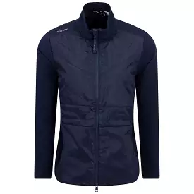 Womens RLX Peplum Full Zip Hybrid Jacket Refined Navy - SS24