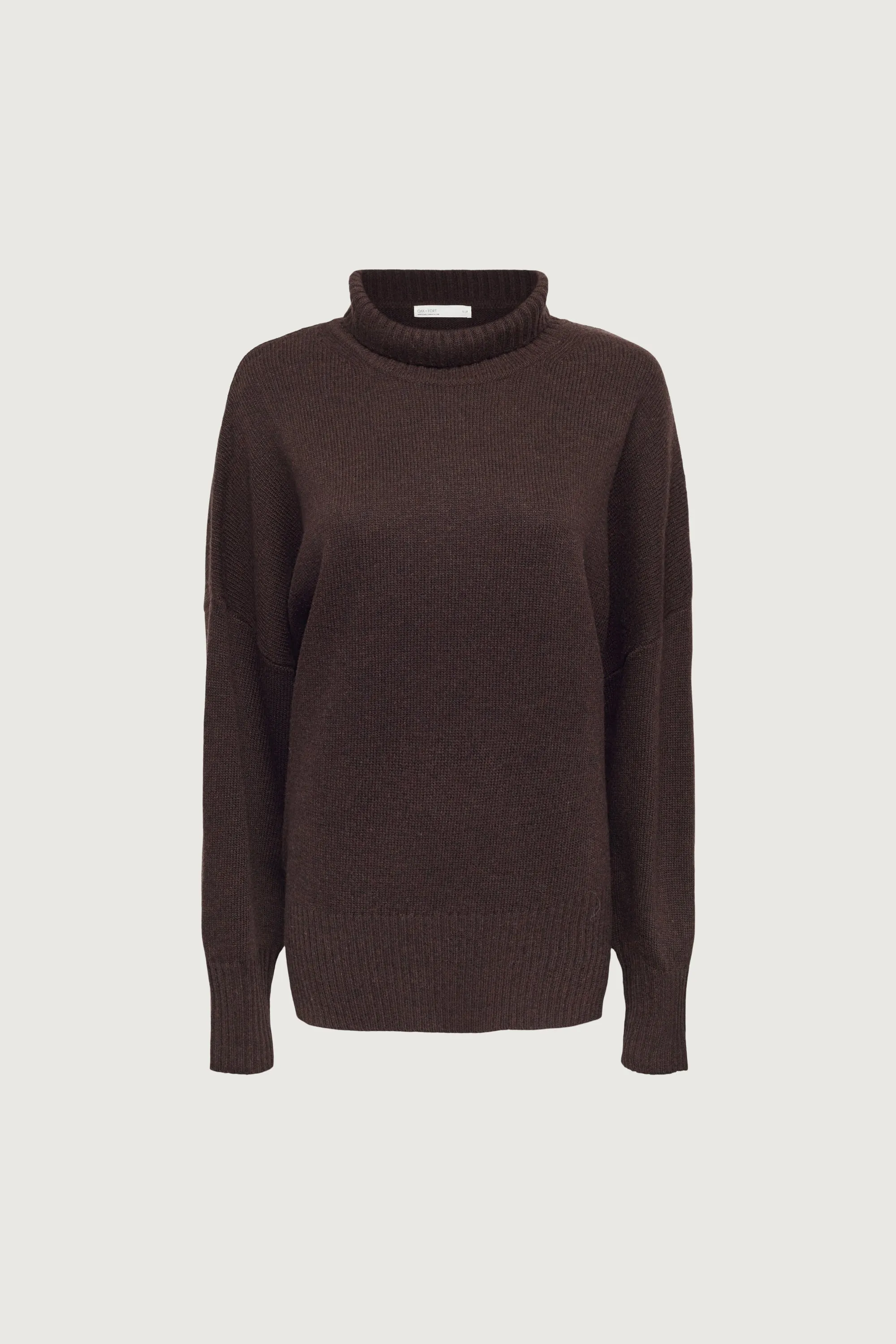 WOOL-BLEND OVERSIZED TURTLENECK SWEATER