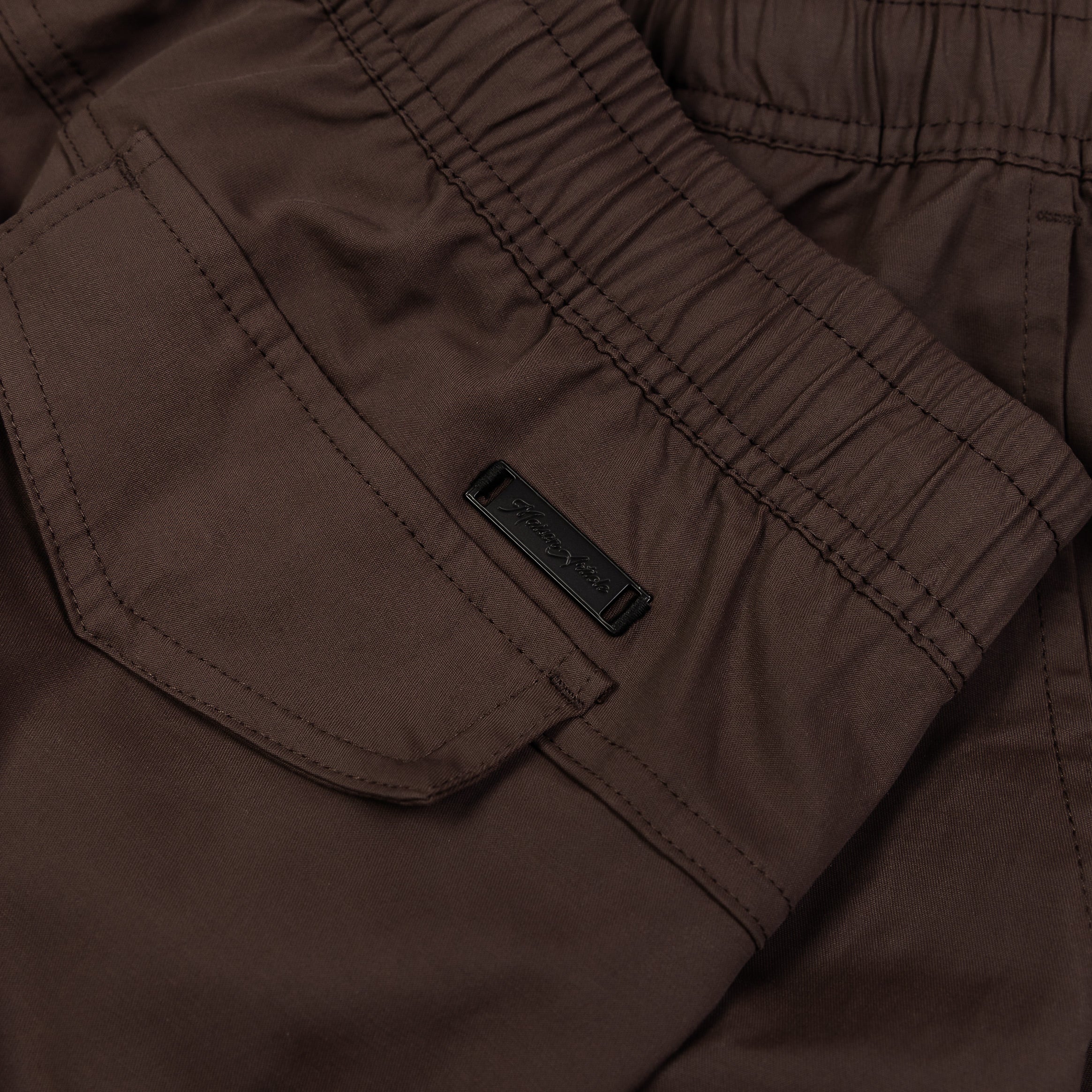 Woven Cargo Mens Pants (Brown)